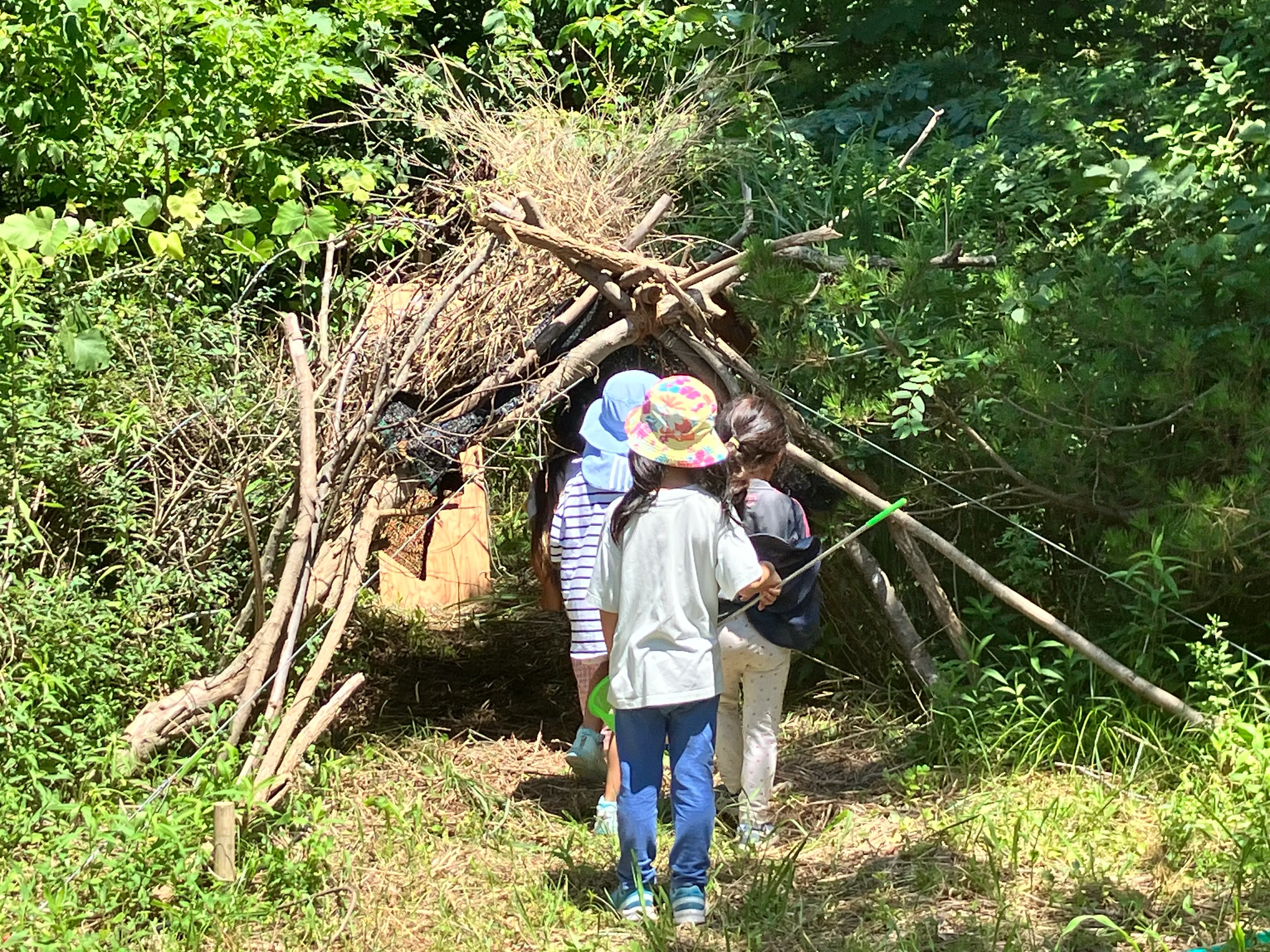 Children learning from their teacher